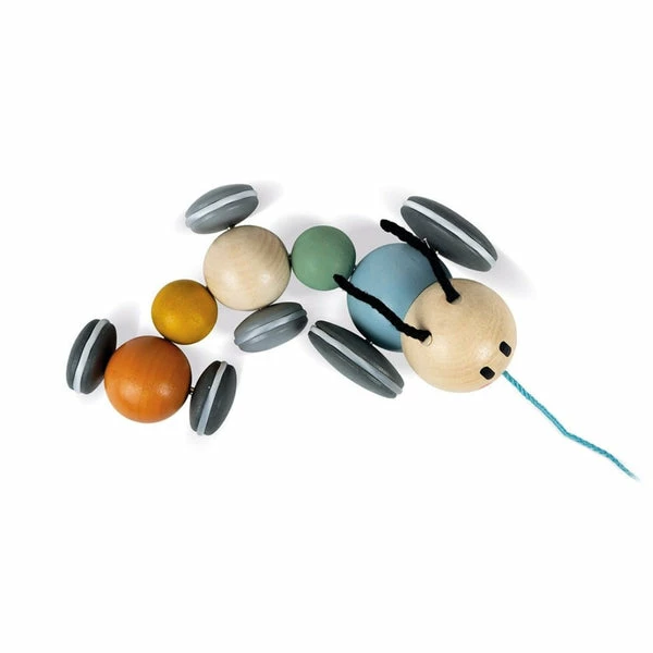 Janod Sweet Cocoon Pull-Along Caterpillar 4 Janod Sweet Cocoon Pull-Along Caterpillar