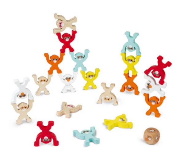 Janod Monkey Pyramid 3 Janod Monkey Pyramid