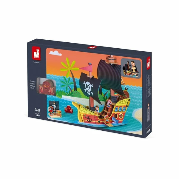 Janod Story Pirate Ship 4 Janod Story Pirate Ship