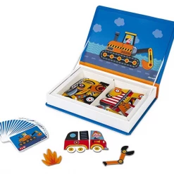 Janod Racers Magneti Book