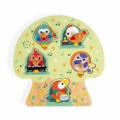 Janod Musical Puzzle - Birdy Party