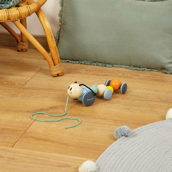 Janod Sweet Cocoon Pull-Along Caterpillar 6 Janod Sweet Cocoon Pull-Along Caterpillar