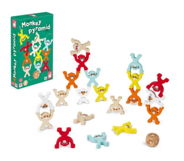Janod Monkey Pyramid 5 Janod Monkey Pyramid