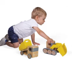 Janod Dump Truck And Bulldozer