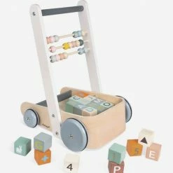 Janod Sweet Cocoon Cart with Abc Blocks