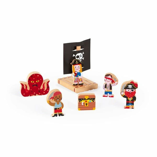 Janod Story Pirate Ship 6 Janod Story Pirate Ship
