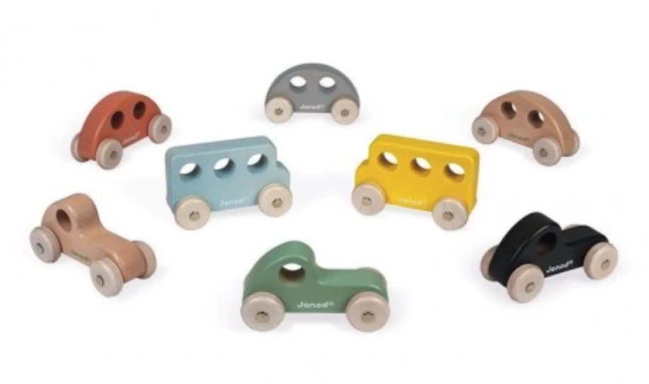 Janod Sweet Cocoon Push Along Vehicles (8 designs) 4 Janod Sweet Cocoon Push Along Vehicles (8 designs)