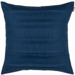 Spira of Sweden Double Pleat Marine Blue Cushion