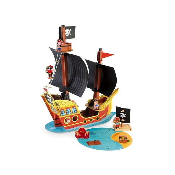 Janod Story Pirate Ship 5 Janod Story Pirate Ship