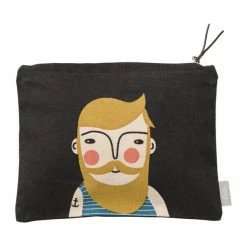 Spira of Sweden Black Frank Toiletry Bag