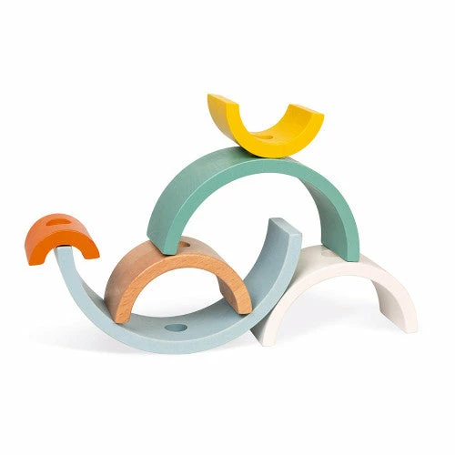 Janod Sweet Cocoon Rainbow Turtle 3 Janod Sweet Cocoon Rainbow Turtle