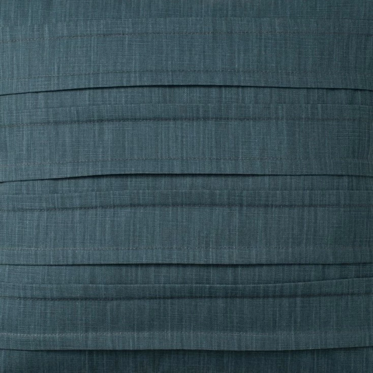 Spira of Sweden Dusty Blue Pleat Cushion 4 Spira of Sweden Dusty Blue Pleat Cushion