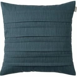 Spira of Sweden Dusty Blue Pleat Cushion