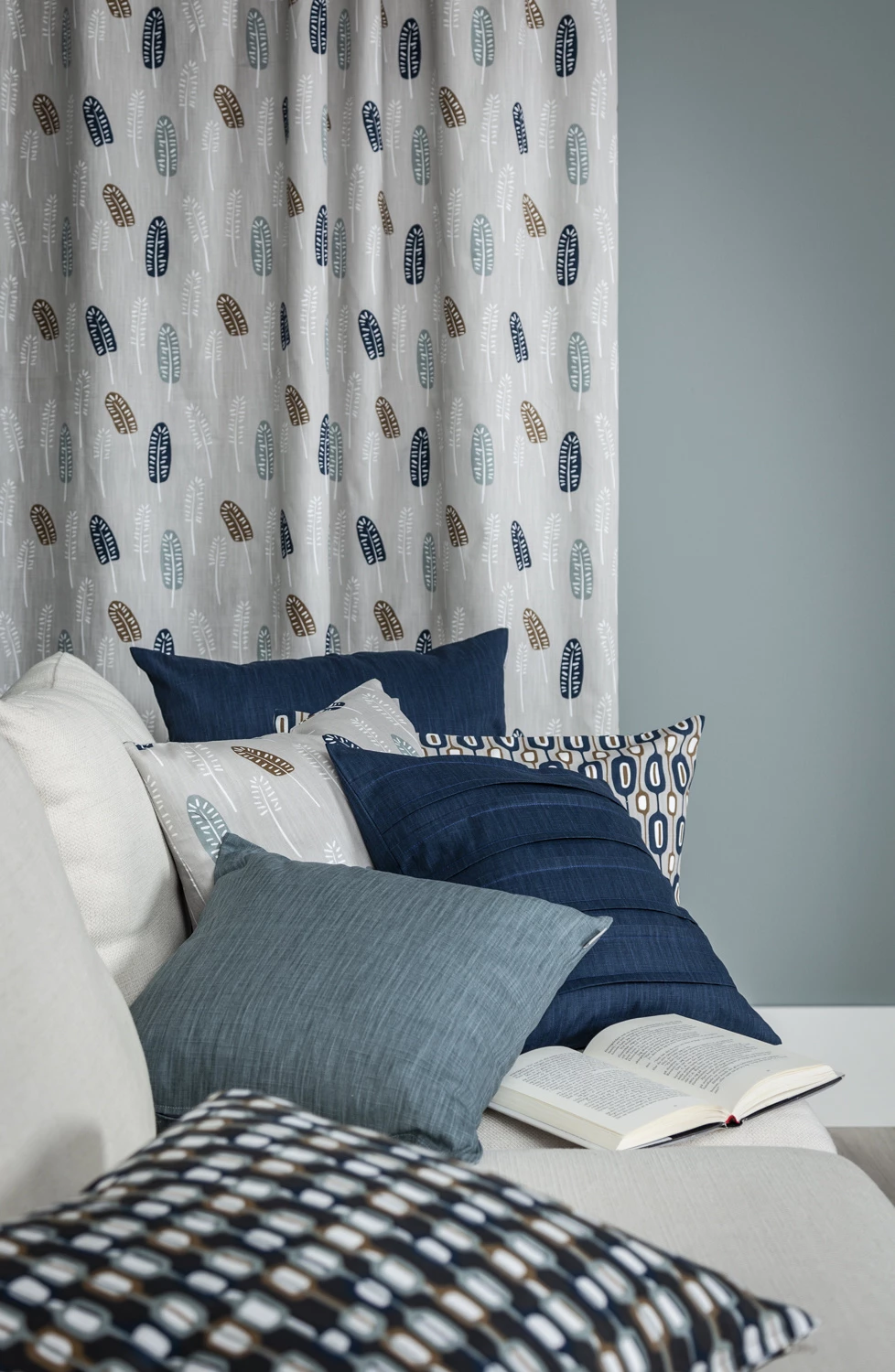 Spira of Sweden Blue Vippa Cushion Cover 5 Spira of Sweden Blue Vippa Cushion Cover