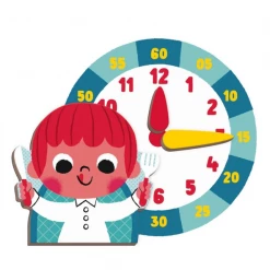 Janod Learn To Tell The Time Magneti Book