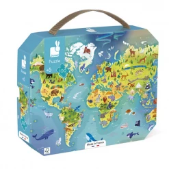 Janod World Puzzle - 100 Pcs