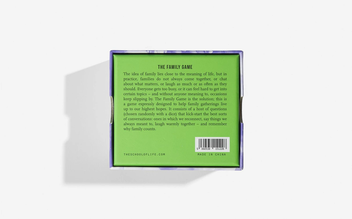 The School of Life The Family Game 6 The School of Life The Family Game