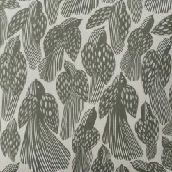 Spira of Sweden Birds Cushion Mineral Green