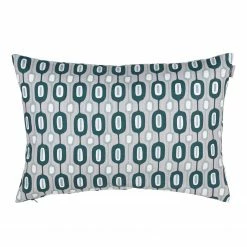 Spira of Sweden Green Cotton Fält Cushion Cover