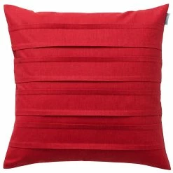 Spira of Sweden Double Pleat Raspberry Cushion