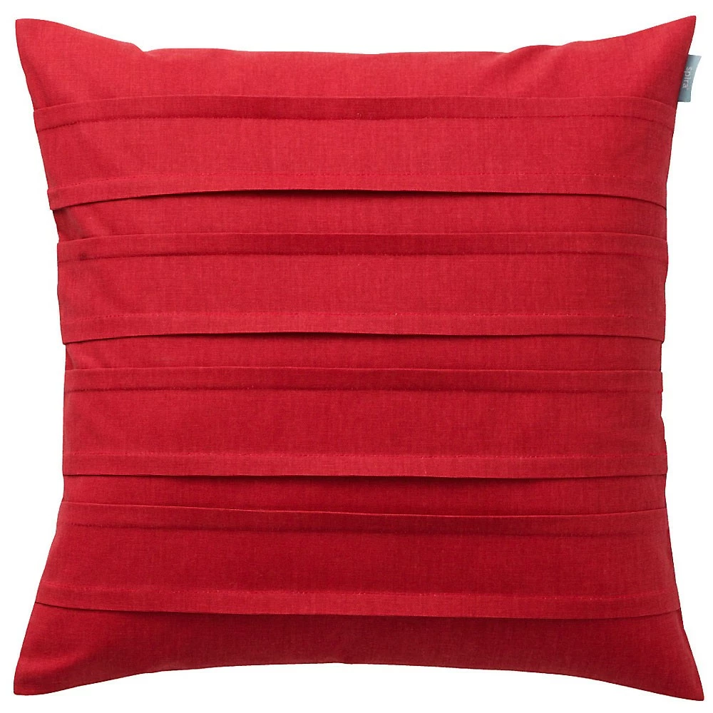 Spira of Sweden Double Pleat Raspberry Cushion 4 Spira of Sweden Double Pleat Raspberry Cushion