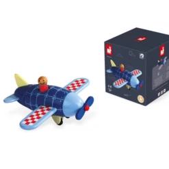 Janod Blue Airplane Magnetic Toy