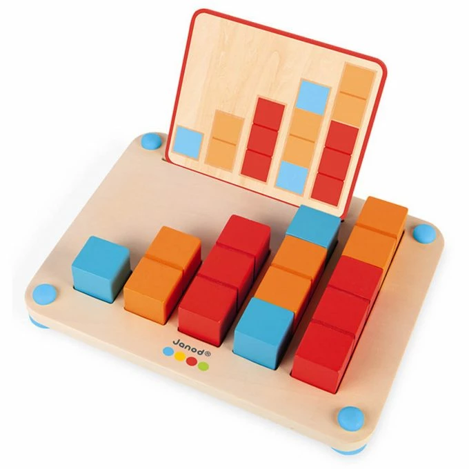 Janod Multicolor Learn To Count Blocks 6 Janod Multicolor Learn To Count Blocks