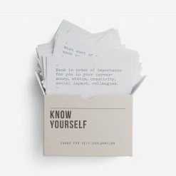 The School of Life Know Yourself Prompt Cards
