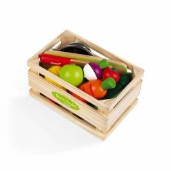 Janod Wooden Maxi Set Green Market Chopping Fruits and Vegetables Toy 22 Janod Wooden Maxi Set Green Market Chopping Fruits and Vegetables Toy