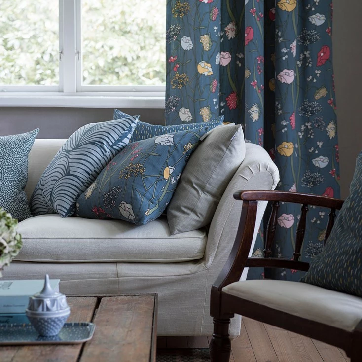 Spira of Sweden Blue Äng Cushion 4 Spira of Sweden Blue Äng Cushion