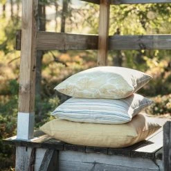 Spira of Sweden Pleat Cushion - Straw