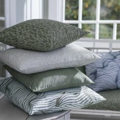 Spira of Sweden 47 x 47cm Green Art Cushion Cover