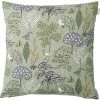 Spira of Sweden Flora Cushion - Green