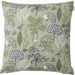 Spira of Sweden Flora Cushion - Green