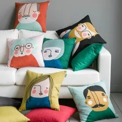 Spira of Sweden Frank Face Cushion 7 Spira of Sweden Frank Face Cushion