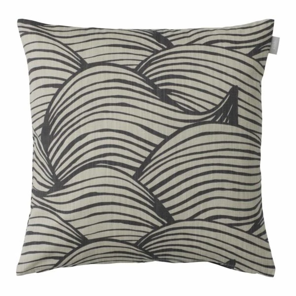 Spira of Sweden Grey Wave Cushion Cover 3 Spira of Sweden Grey Wave Cushion Cover