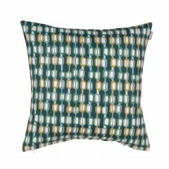 Spira of Sweden Green Cotton Fält Pillow Cover