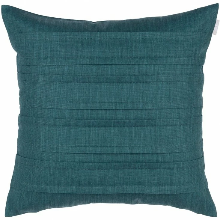 Spira of Sweden Double Pleat Petrol Green Cushion 3 Spira of Sweden Double Pleat Petrol Green Cushion