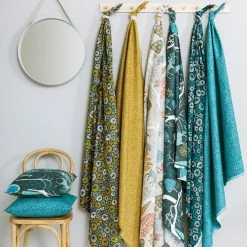 Spira of Sweden Blue Sagoskog Cushion