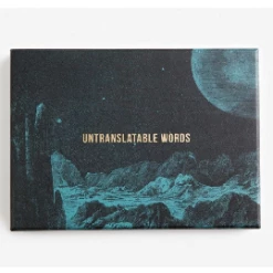 The School of Life Untranslatable Words Cards