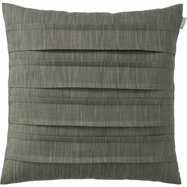 Spira of Sweden Pleat Cushion - Mineral Green 3 Spira of Sweden Pleat Cushion - Mineral Green