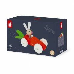Janod LAPIN CARROT CAR (WOOD) by Janod 10 Janod LAPIN CARROT CAR (WOOD) by Janod