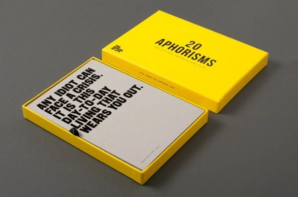 The School of Life 20 Aphorisms Cards 4 The School of Life 20 Aphorisms Cards