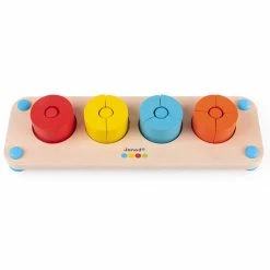 Janod Pieces of 15 Colors Fractions Toy 8 Janod Pieces of 15 Colors Fractions Toy