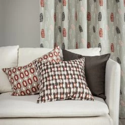 Spira of Sweden 50 x 50cm Teracotta Cotton Fält Pillow Cover