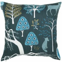 Spira of Sweden Blue Sagoskog Cushion
