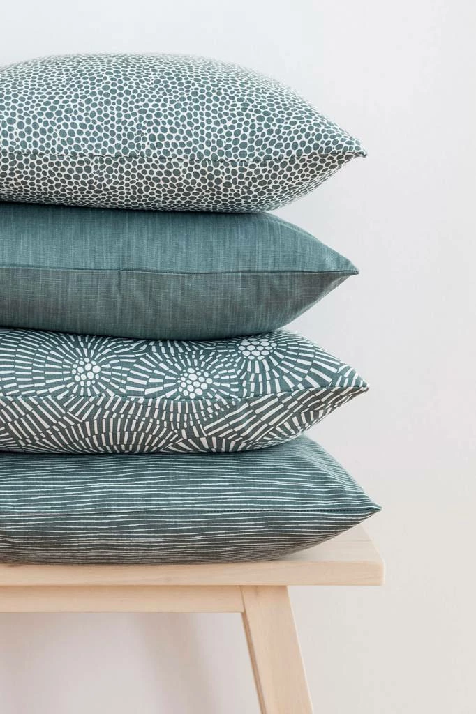 Spira of Sweden Smoke Blue Virvelvind Cushion Cover 4 Spira of Sweden Smoke Blue Virvelvind Cushion Cover