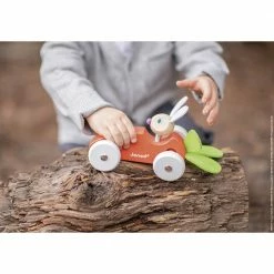 Janod LAPIN CARROT CAR (WOOD) by Janod