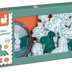 Janod Stampinoo 15 Foam Stamps Set Dinosaurs