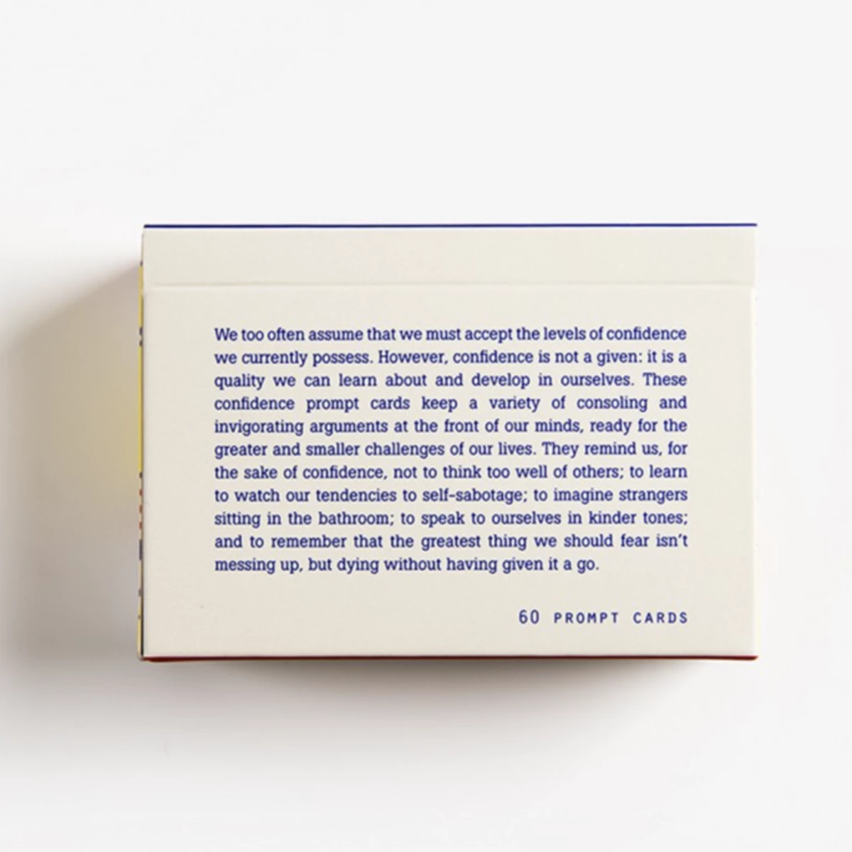 The School of Life 'Confidence' Prompt Cards 6 The School of Life 'Confidence' Prompt Cards